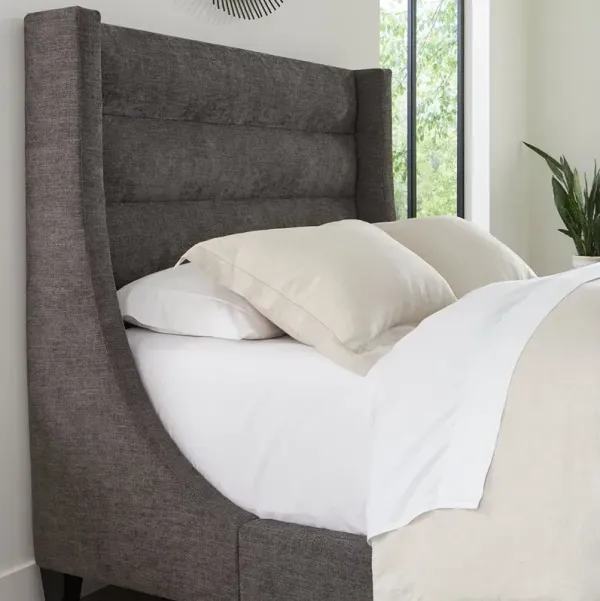 Parker House Jacob Collection Queen Headboard in Luxe Dark Grey Color