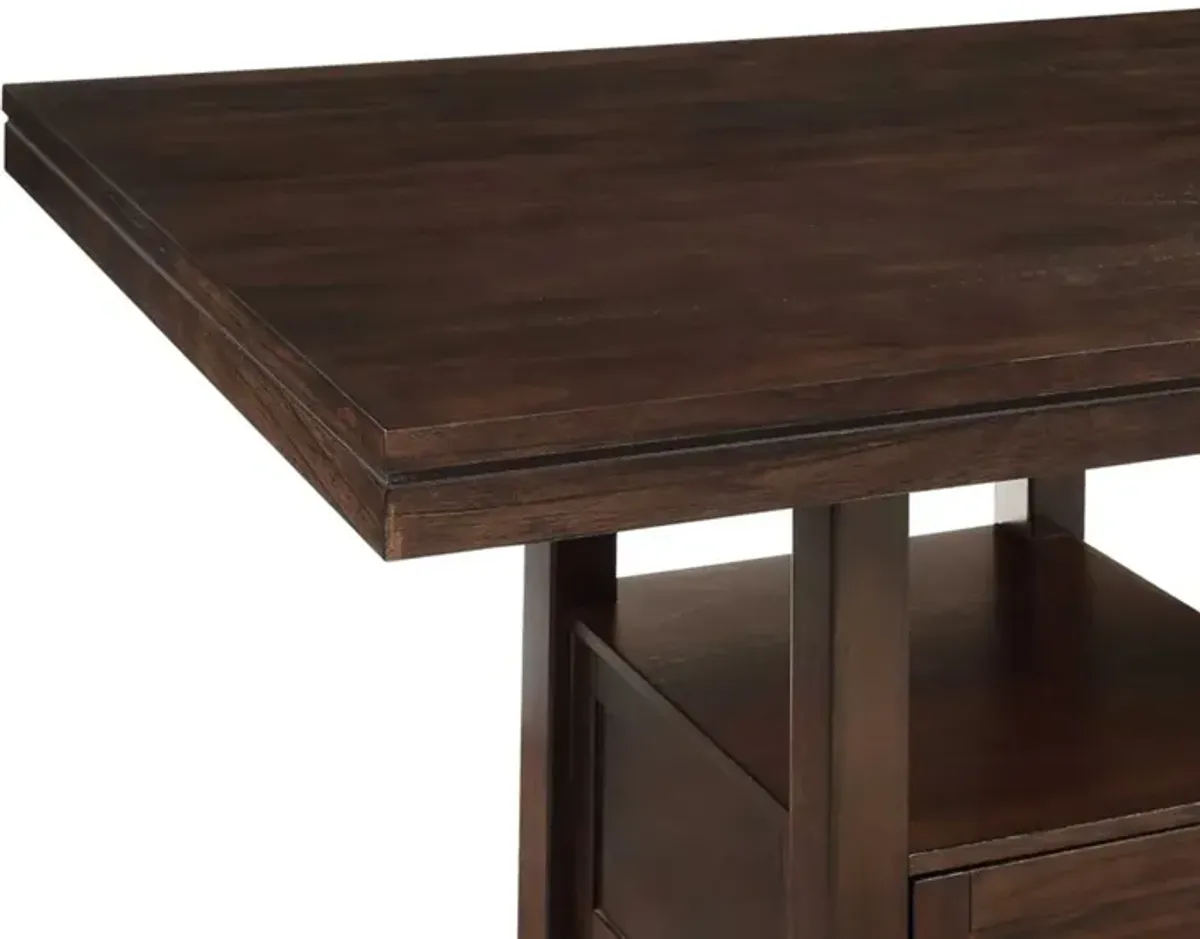 Steve Silver Yorktown Espresso 60" Counter-Height Table