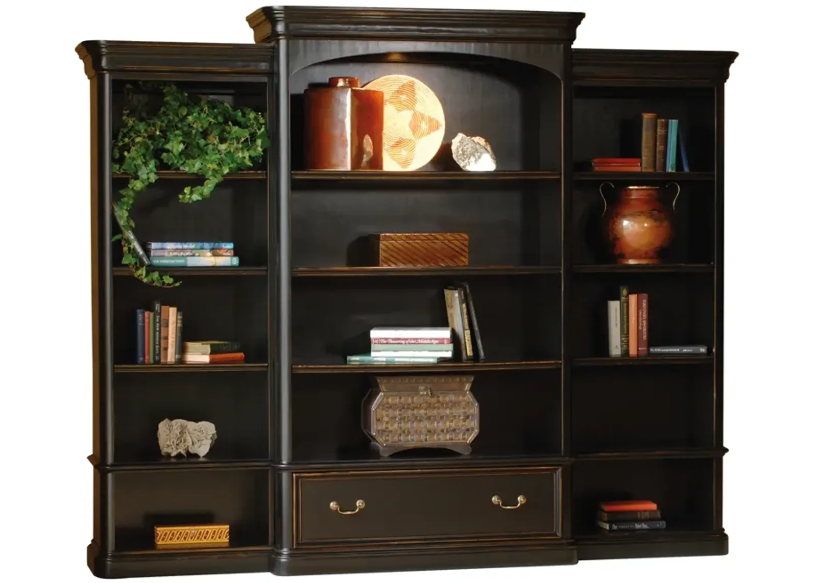 Hekman Executive Left Bookcase Louis Phillipe