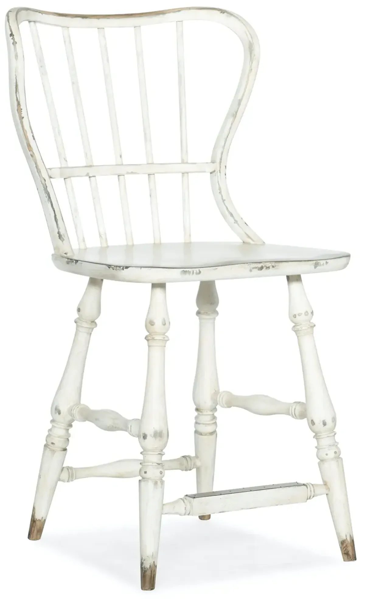 Hooker Furniture Ciao Bella Spindle Back Counter Stool White