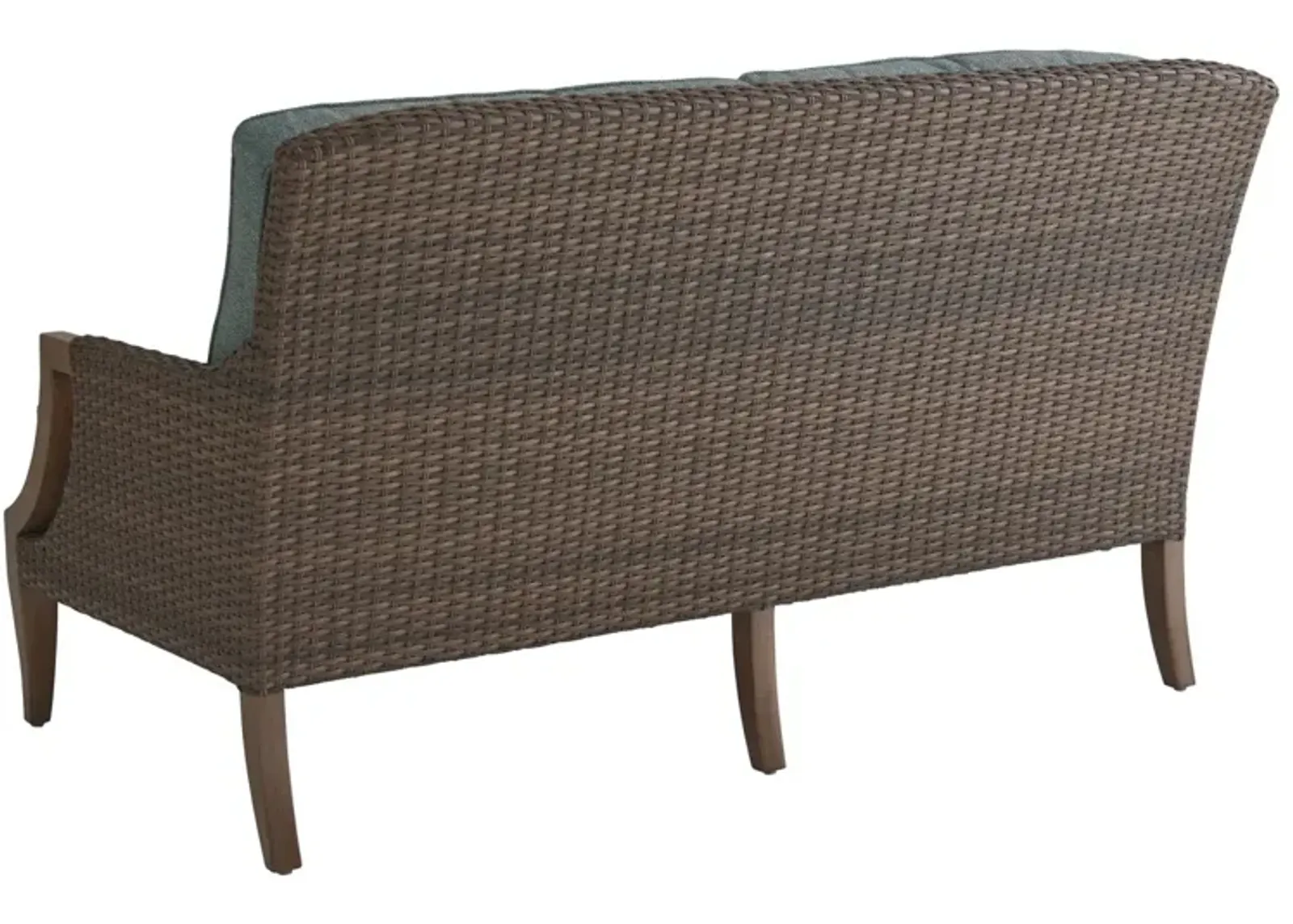 Tommy Bahama Outdoor by Lexington Harbor Isle Loveseat in Walnut