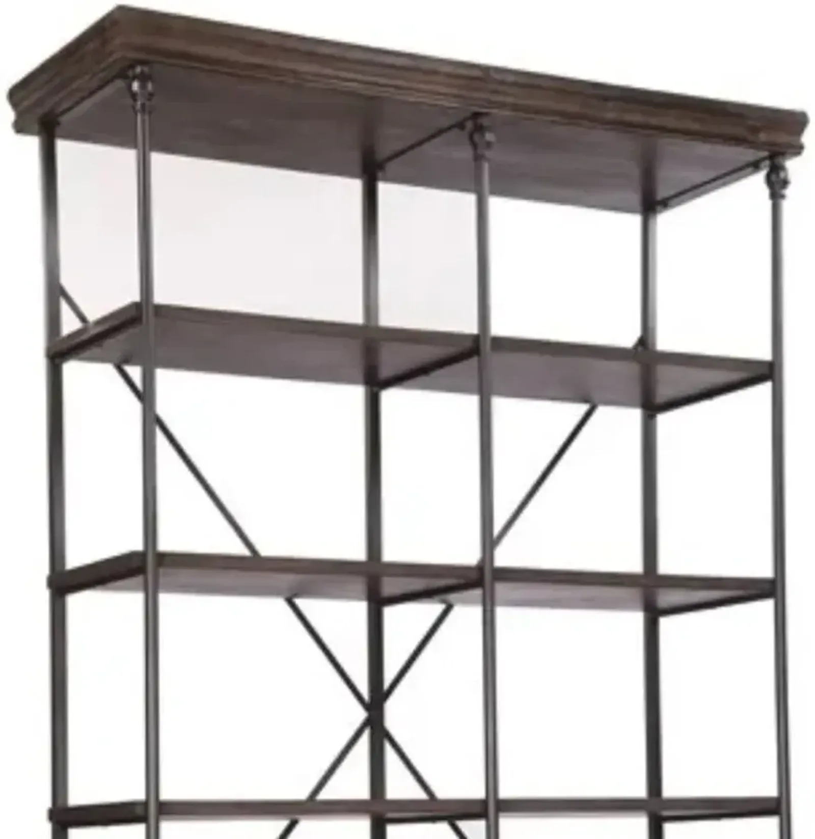 Crestview Covington Black/Dark Brown Etagere