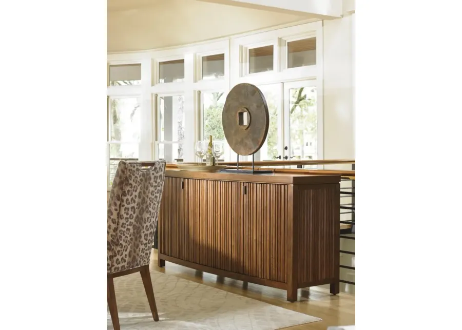 ISLAND FUSION 4 DRAWER SAPPORO BUFFET - WALNUT