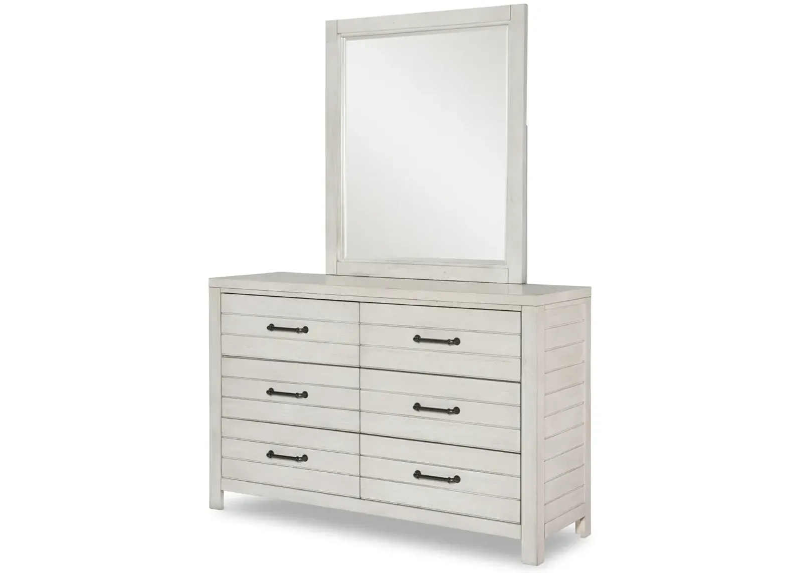 Legacy Classic Summer Camp Gray Dresser White Finish