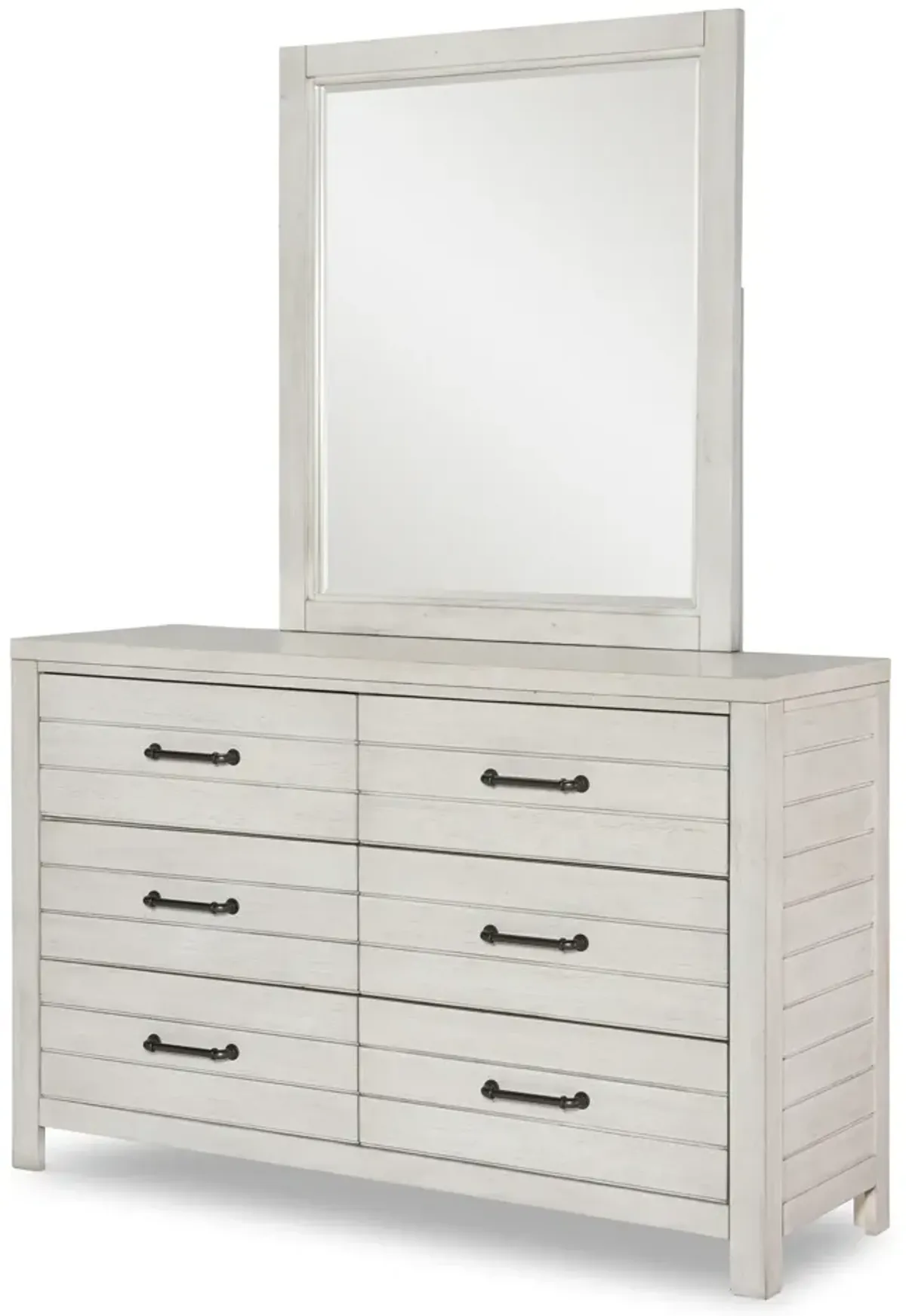 Legacy Classic Summer Camp Gray Dresser White Finish