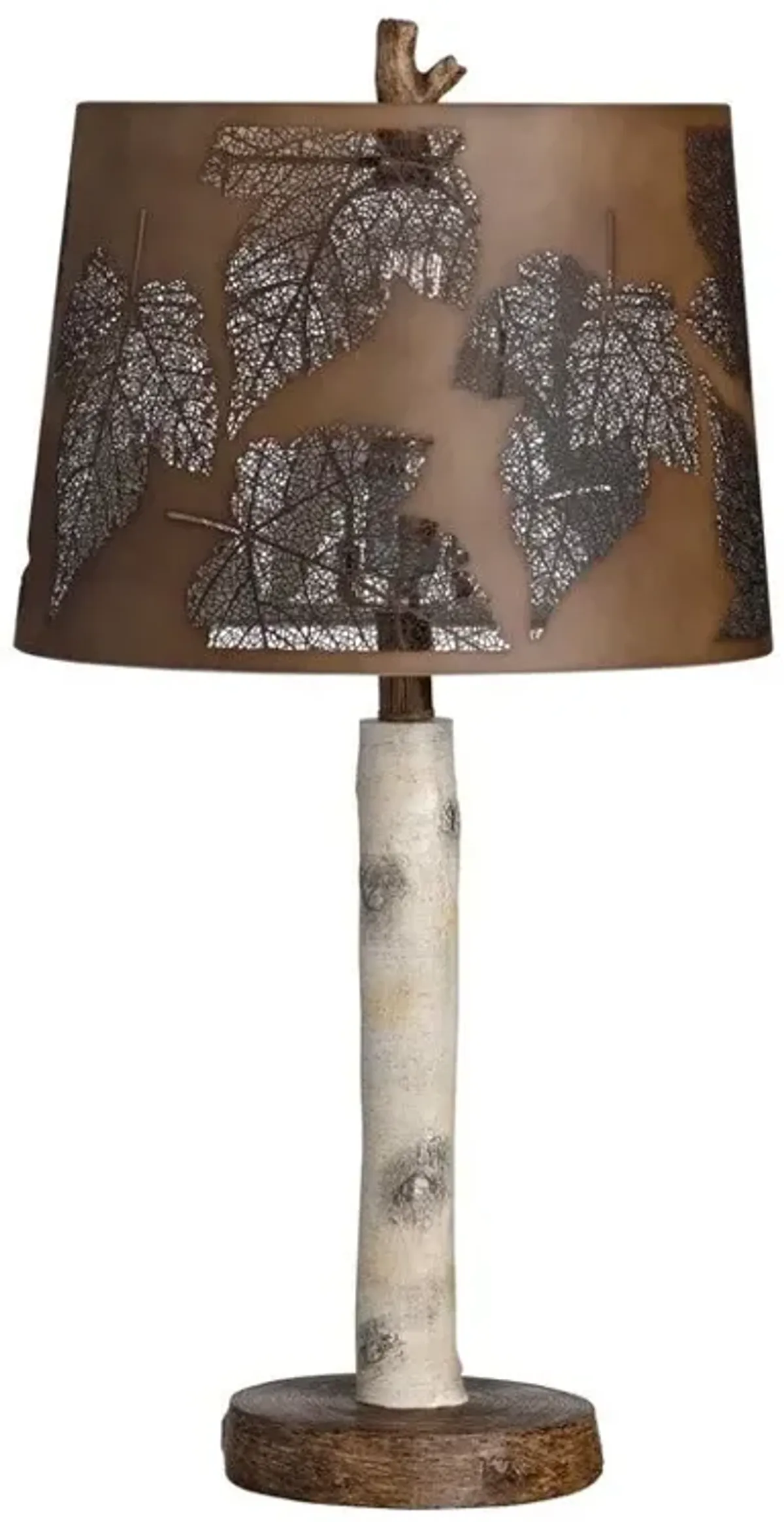 Crestview Birch Forest Birch Wood/Gold Table Lamp