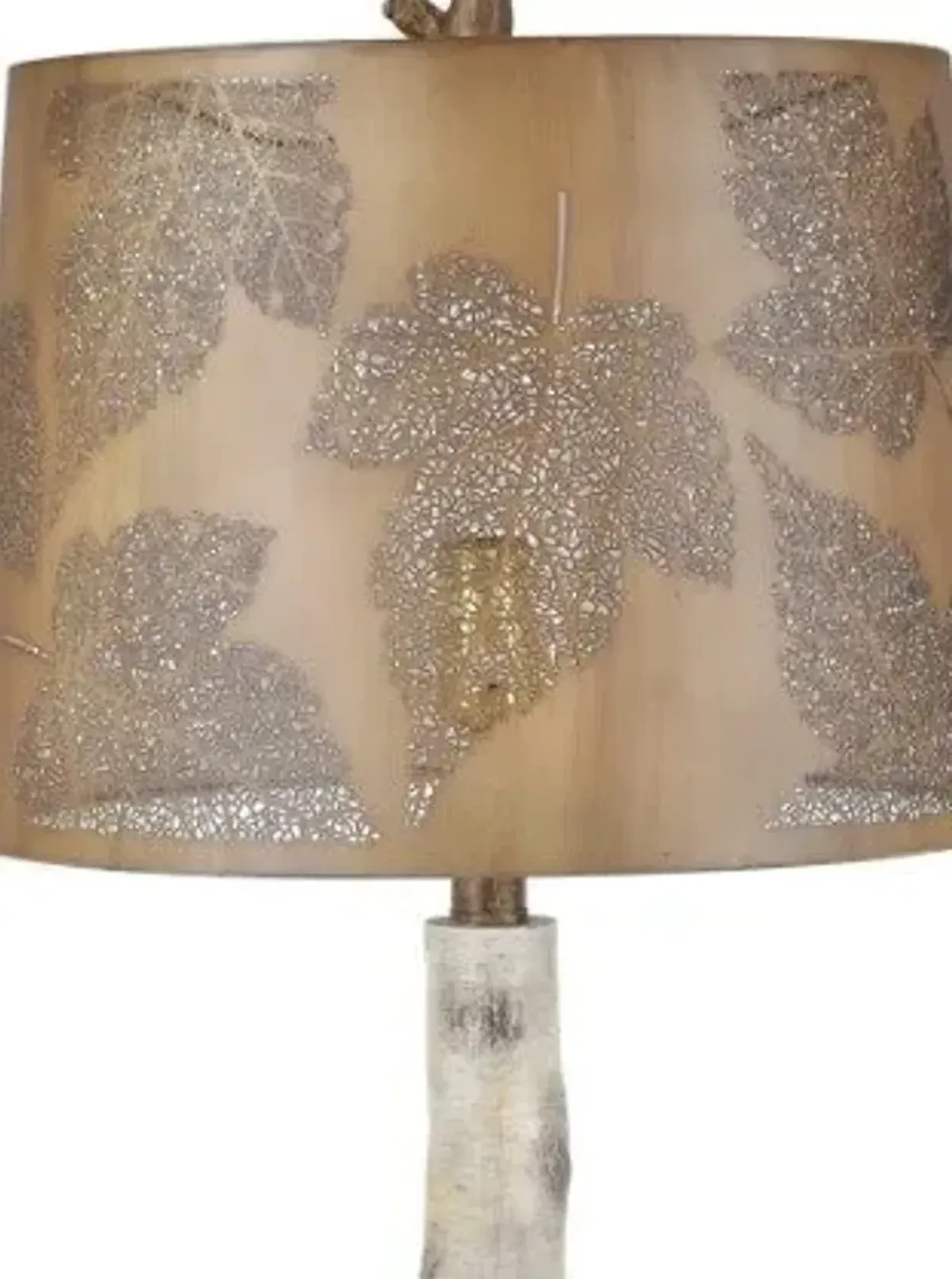Crestview Birch Forest Birch Wood/Gold Table Lamp