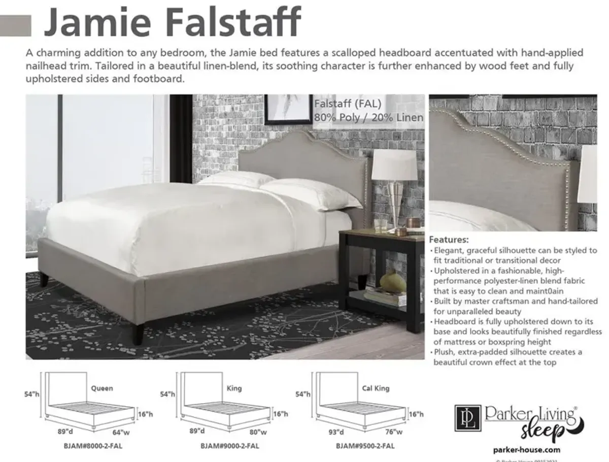 Parker House Jamie Collection Falstaff Grey California King Headboard