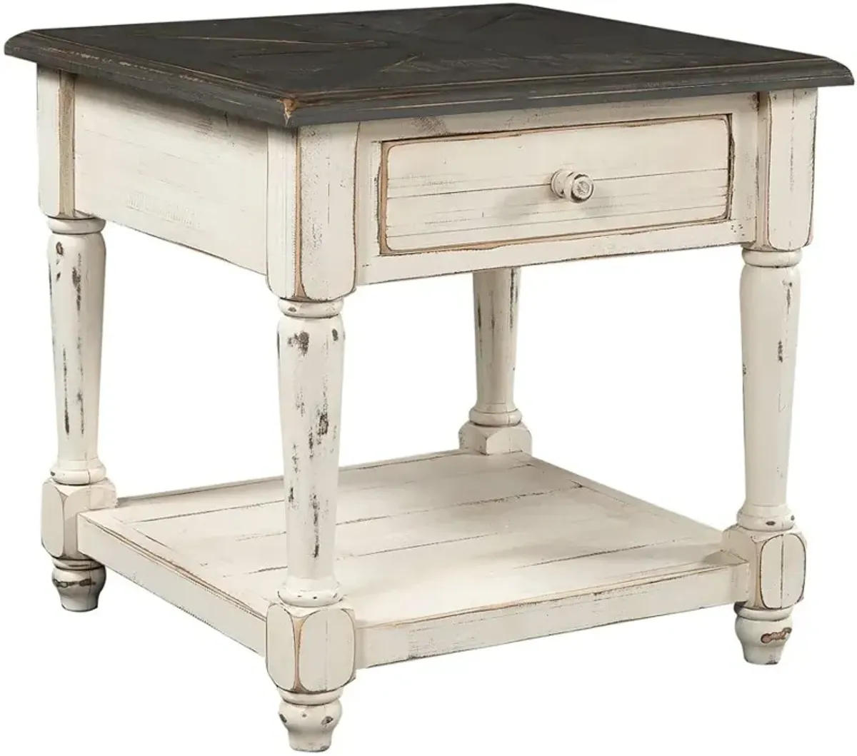 Aspenhome Hinsdale Cottonwood Square End Table