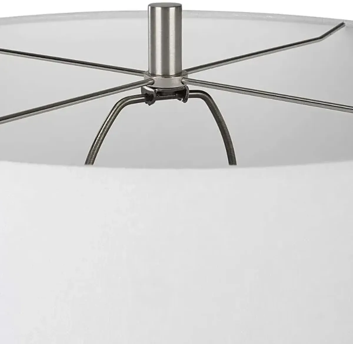 Uttermost Scouts Gray/Off-White/White Table Lamp