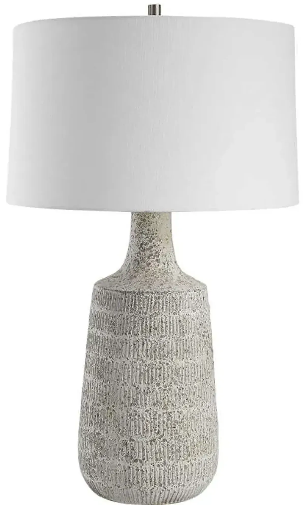 Uttermost Scouts Gray/Off-White/White Table Lamp