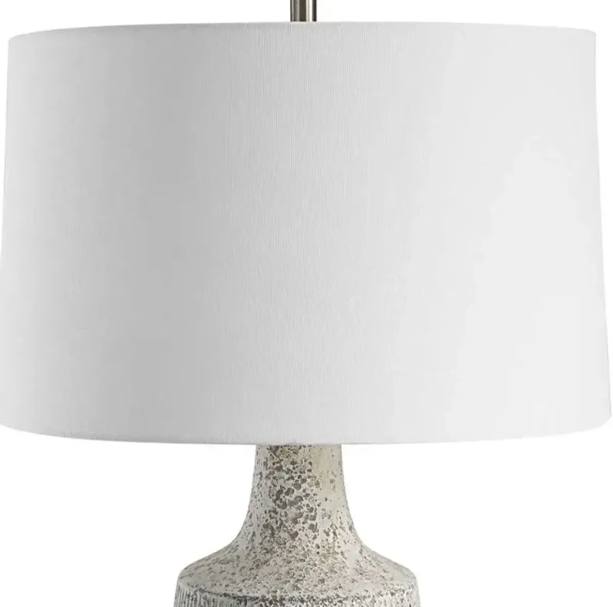 Uttermost Scouts Gray/Off-White/White Table Lamp