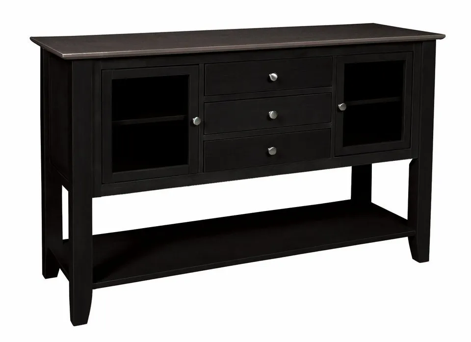 COSMOPOLITAN DINING SERVER IN COAL & BLACK