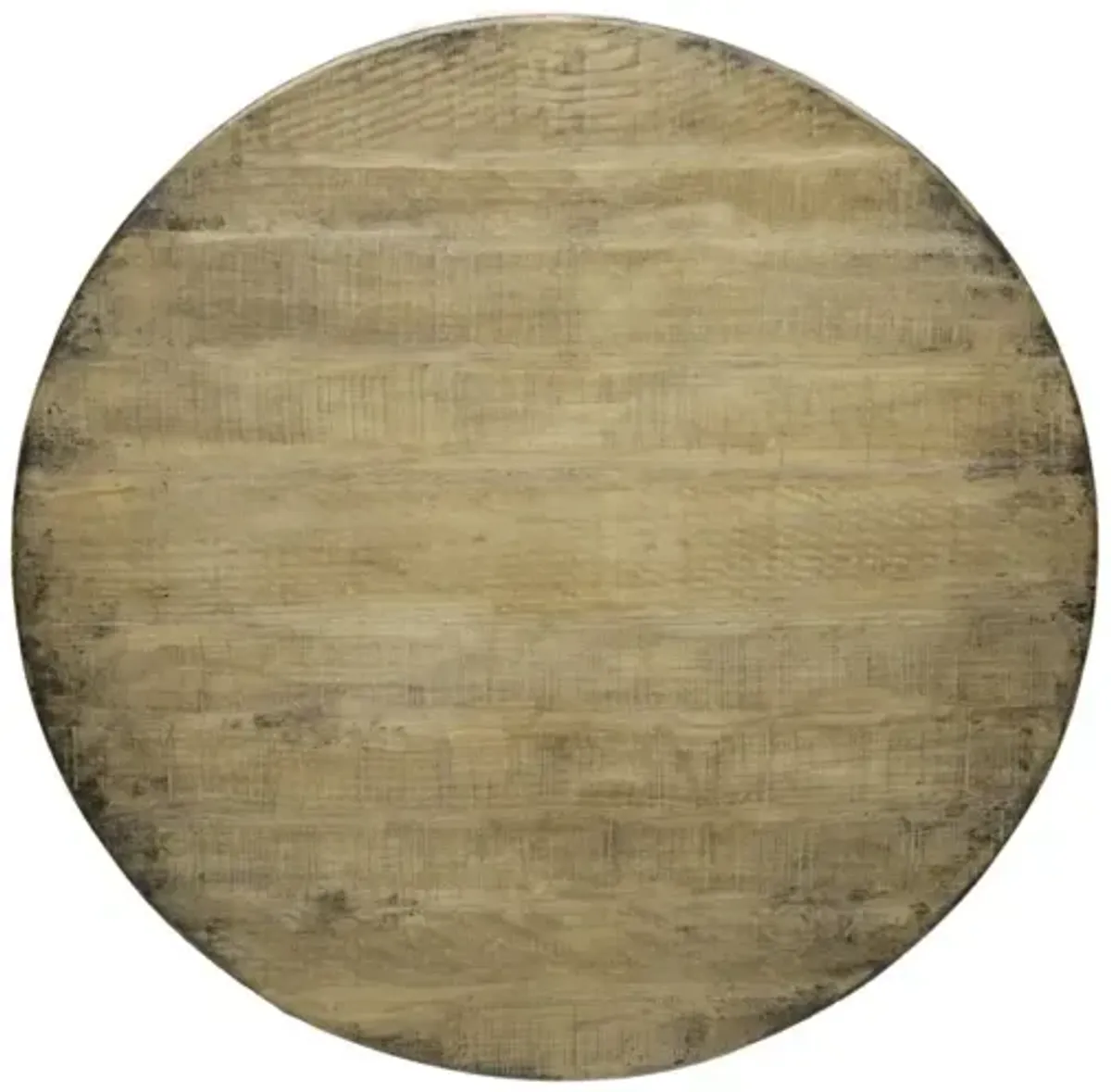 Nest Home Antique Natural/Iron Sadie 42 Inch Round Dining Table