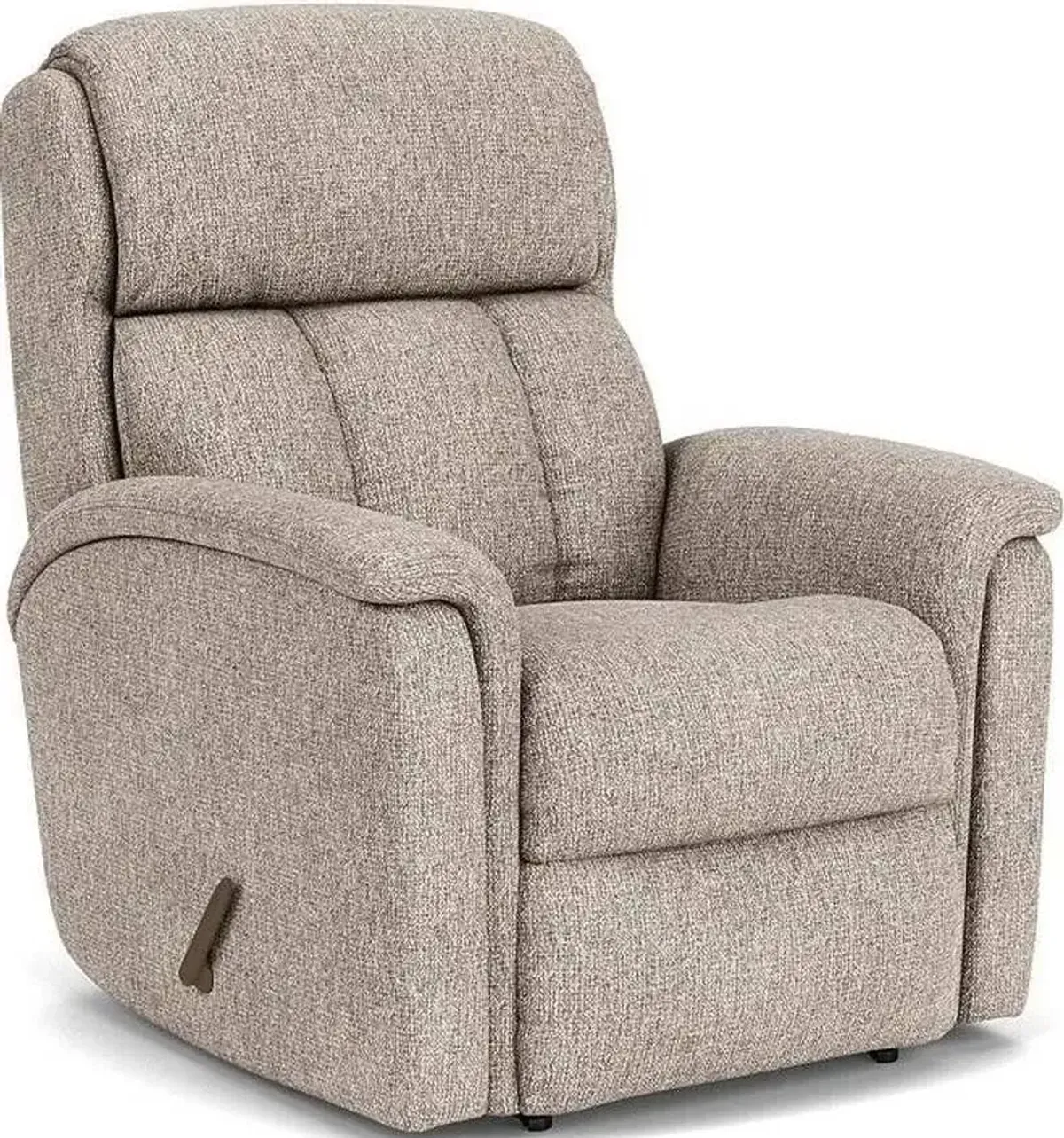 Flexsteel Luna Silver Overcast Rocking Manual Recliner