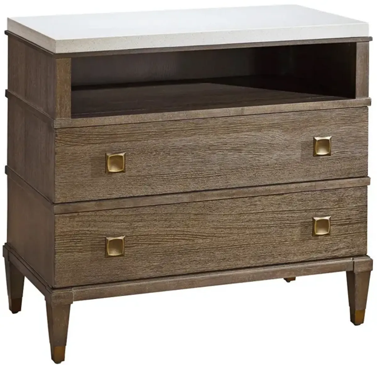 Universal Playlist Brown Eyed Girl 2-Drawer Nightstand