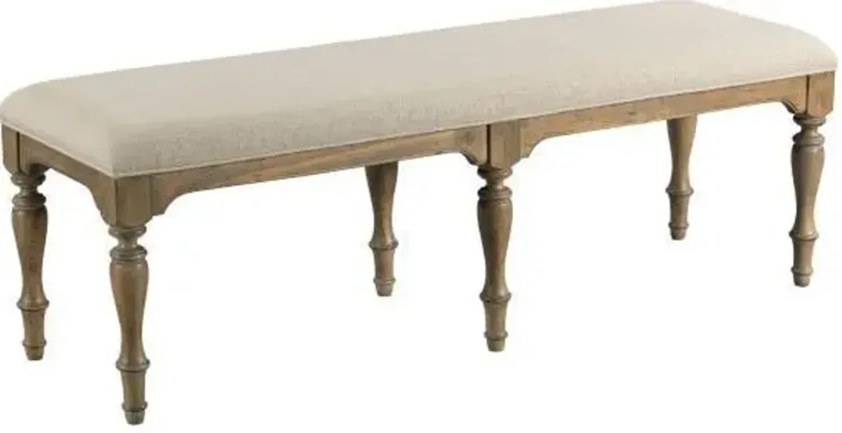 Kincaid Belmont Dining Bench Weatherford Heather