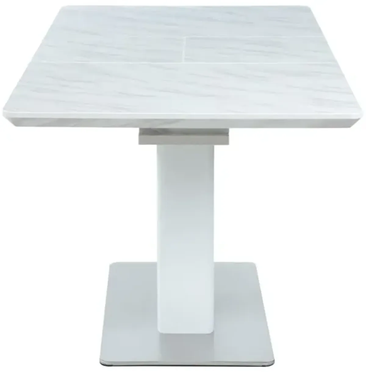 Chintaly Gwen Contemporary Extendable Melamine Dining Table