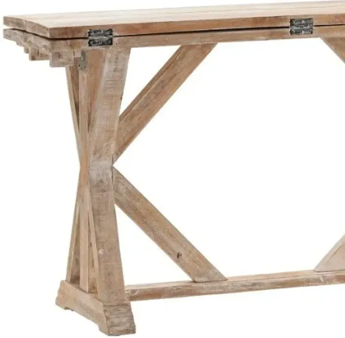 Crestview Daphne Brown Console Table