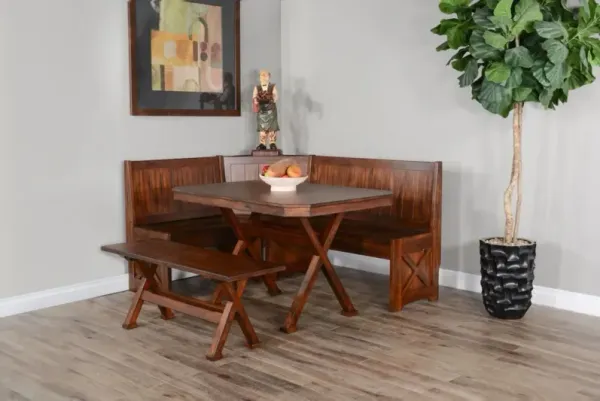 Sunny Designs Tuscany Vintage Mocha Nook Table