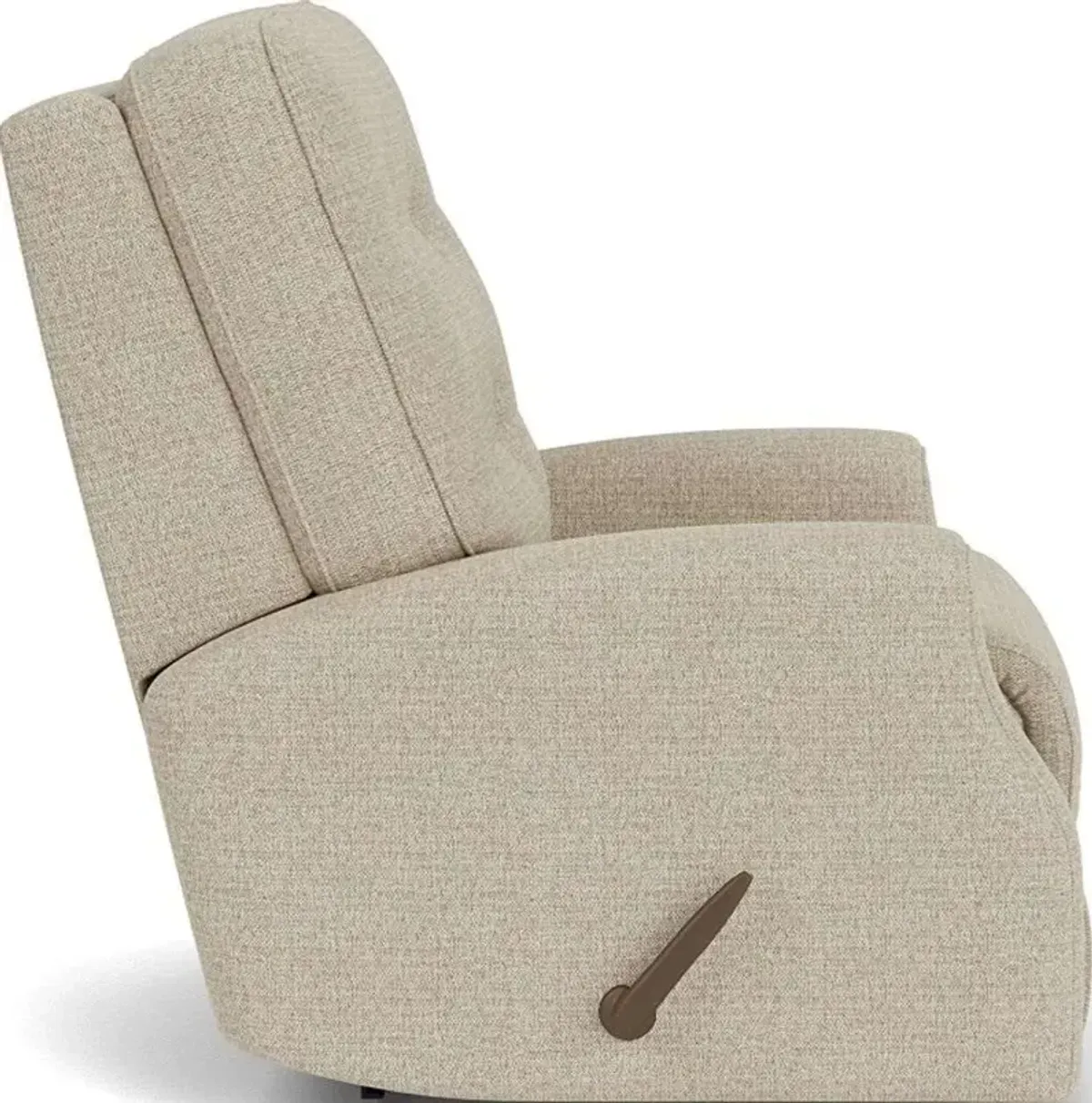 Flexsteel Devon Brown Truffle Manual Recliner