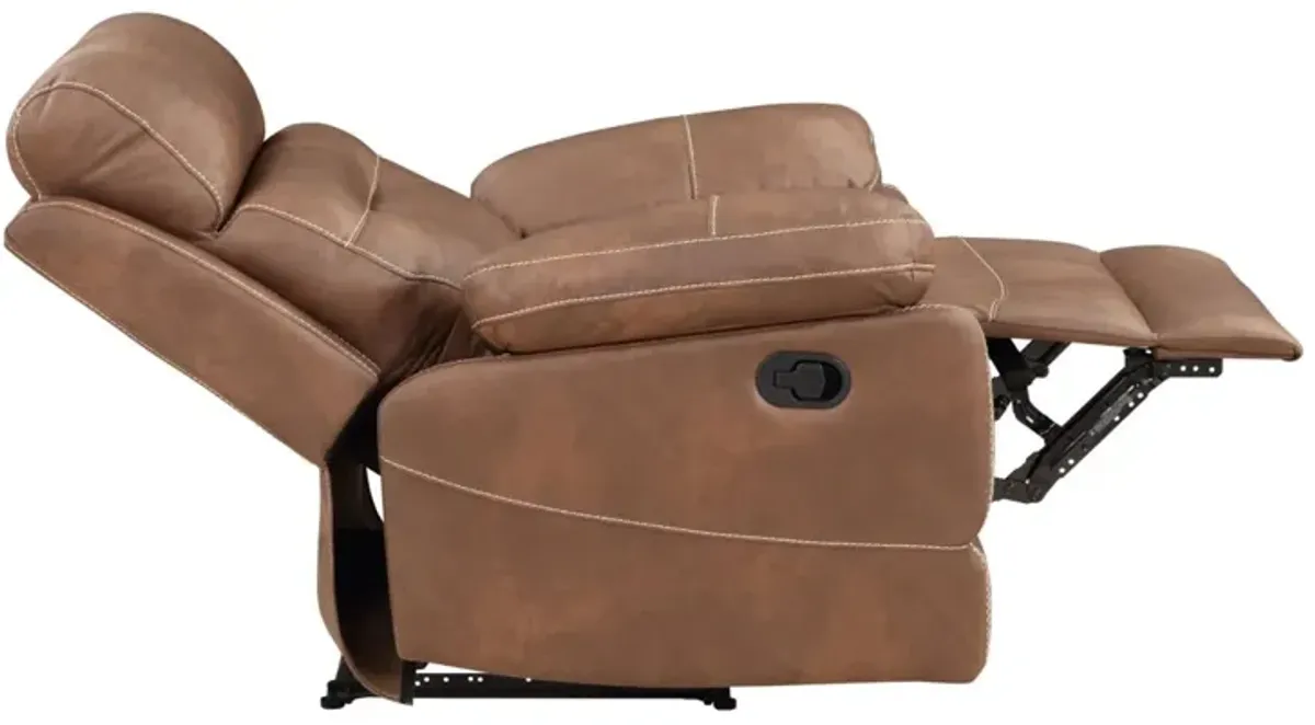 Steve Silver Rudger Manual Recliner Brown