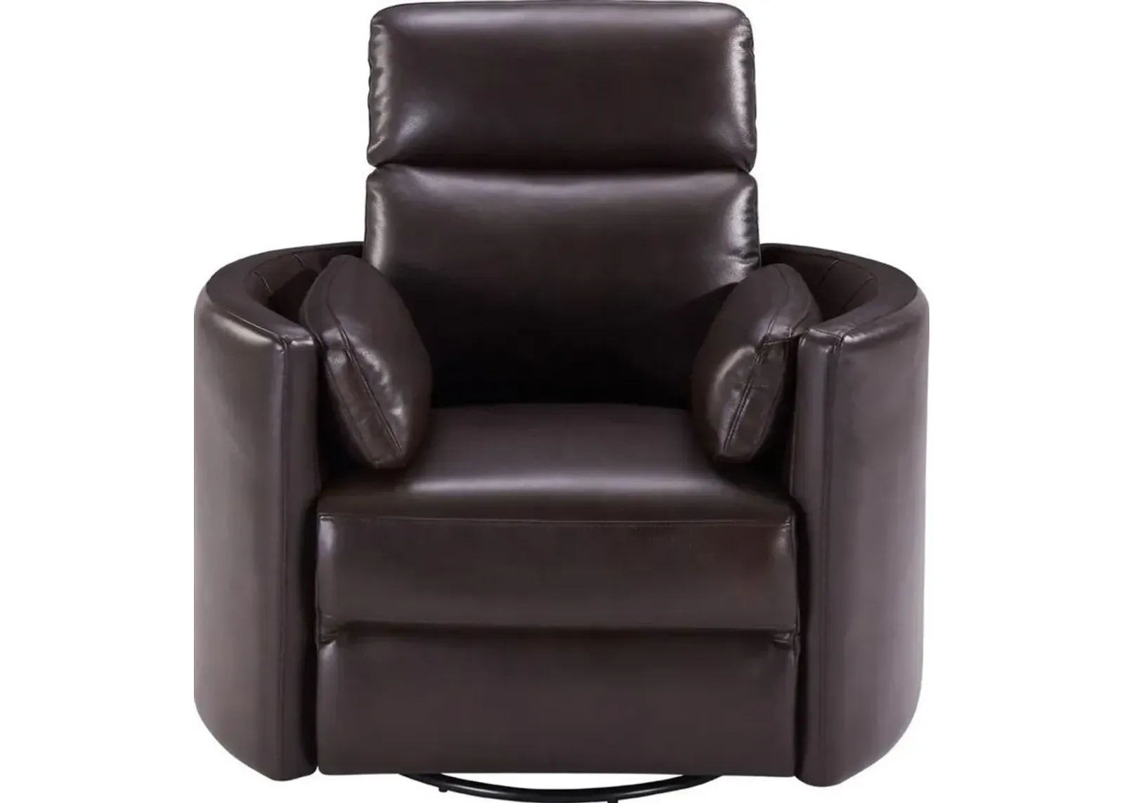 Parker House Radius Collection Swivel Glider Recliner in Florence Brown