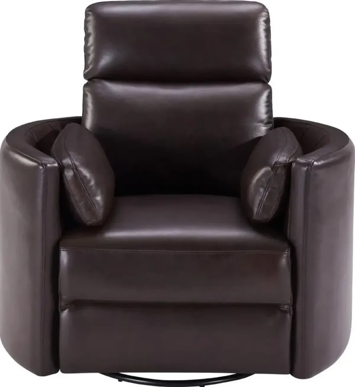 Parker House Radius Collection Swivel Glider Recliner in Florence Brown