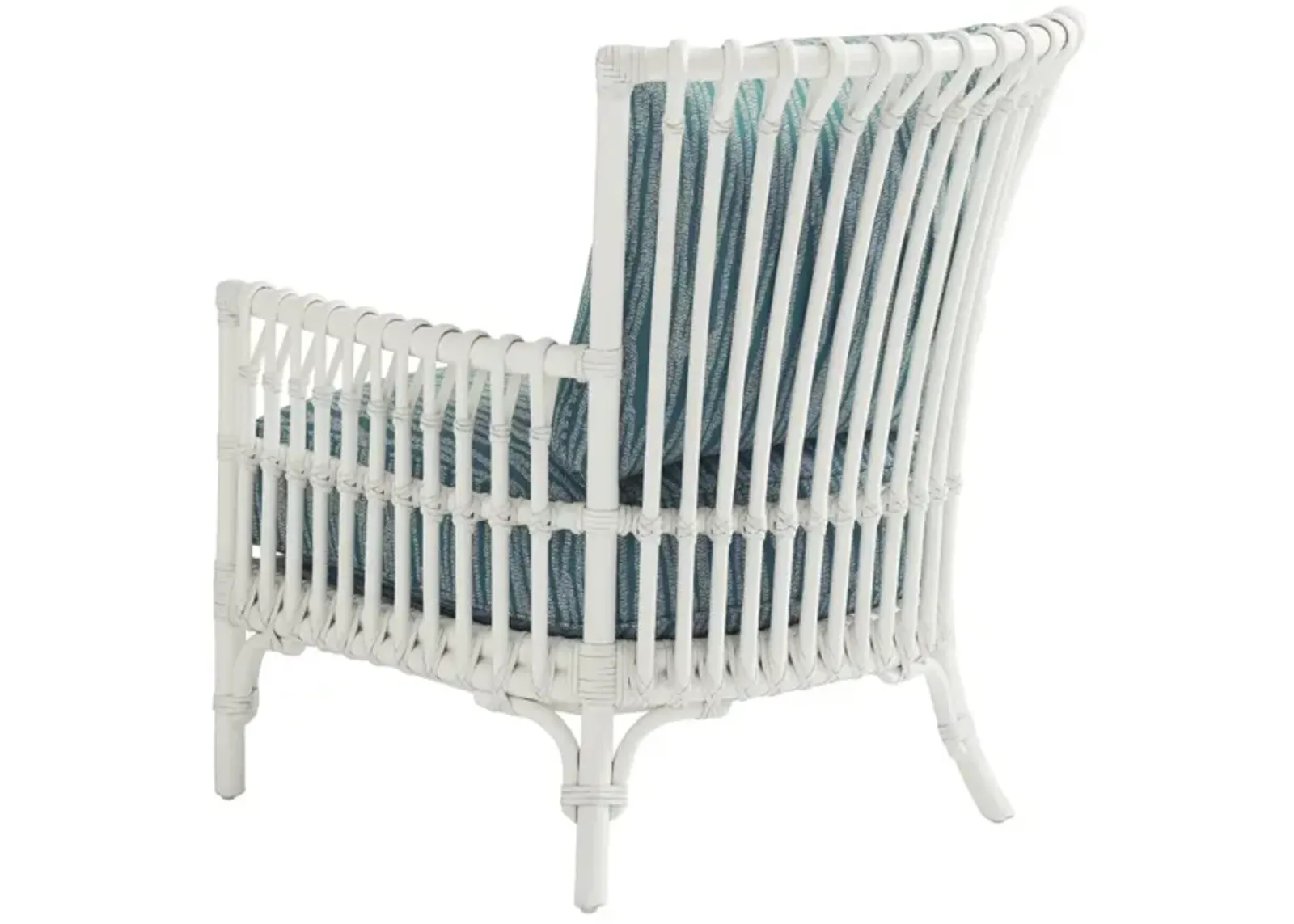 Tommy Bahama Home by Lexington Ocean Breeze White & Blue Newcastle Chair