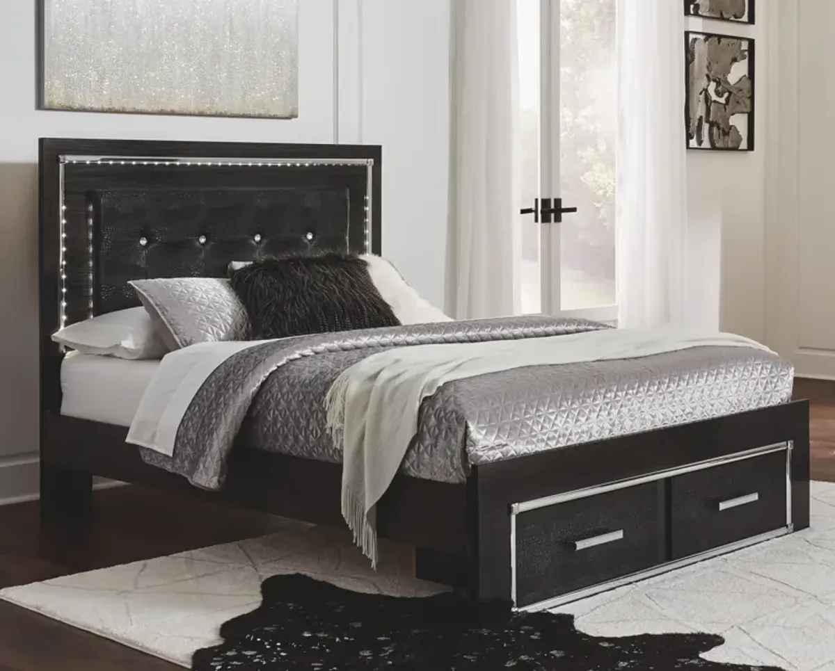 Ashley Kaydell Black Queen Storage Panel Bed