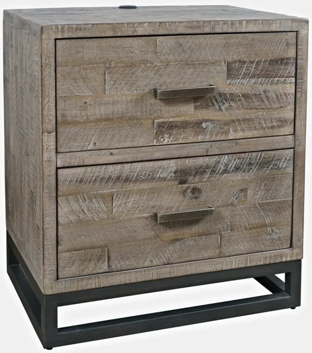 Jofran Nightstand Distressed Grey