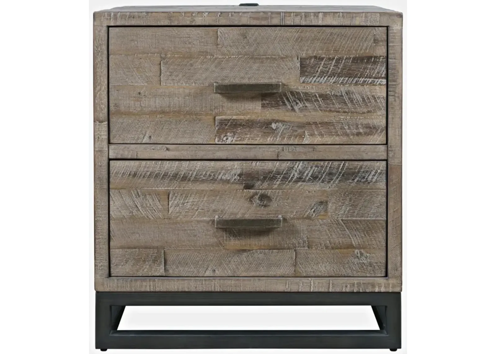 Jofran Nightstand Distressed Grey