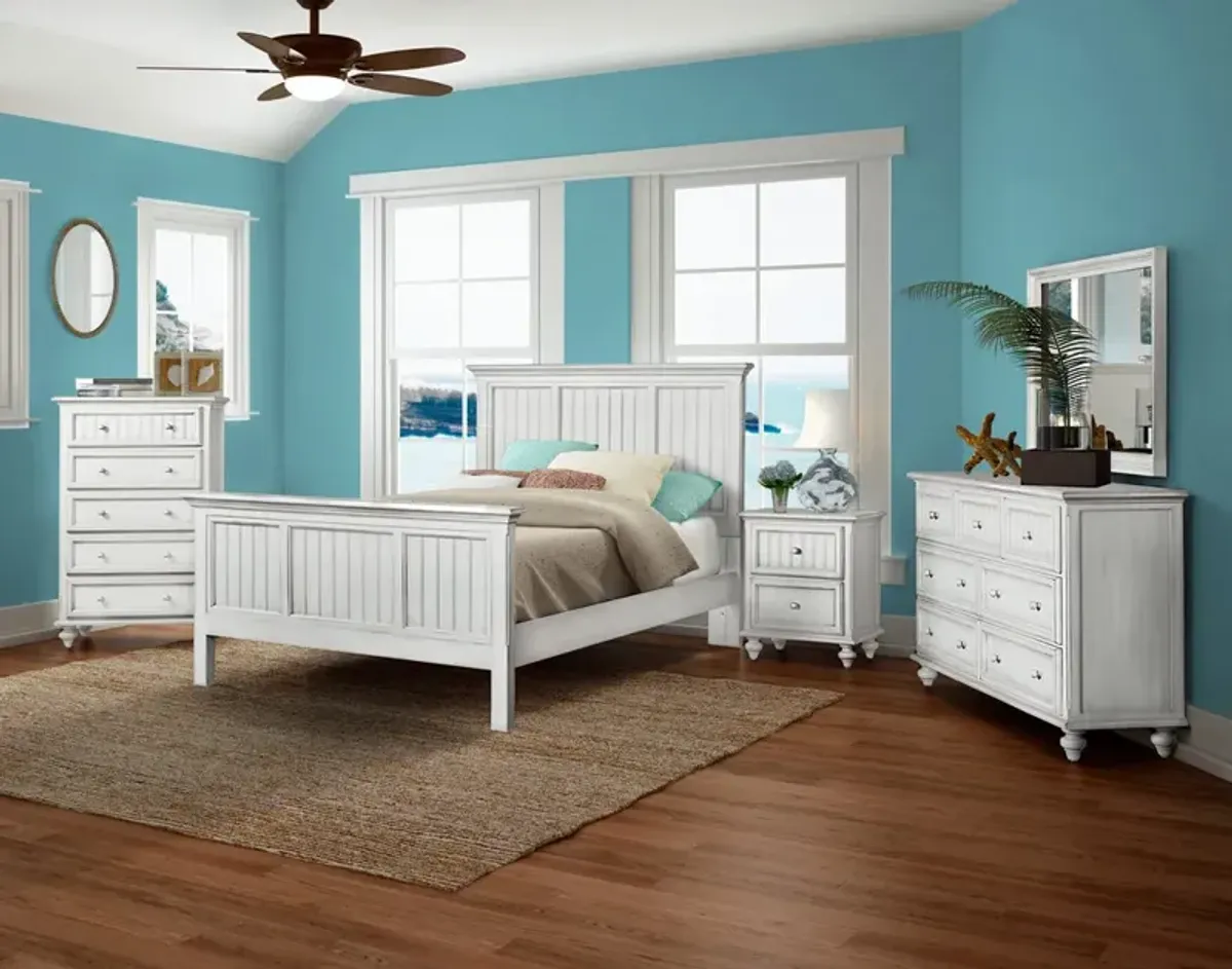 Seawinds Monaco 7-Drawer Dresser Blanc Finish