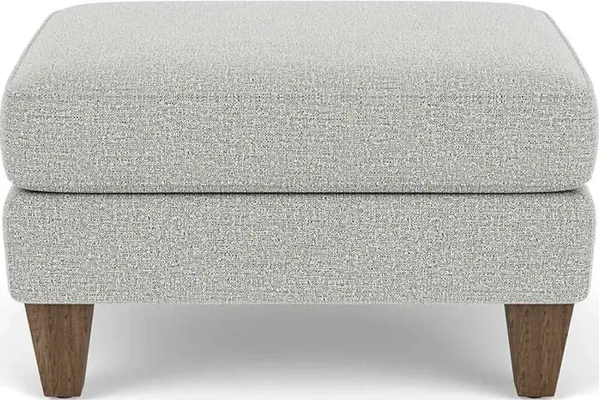 Flexsteel Westside Silver Glacier Ottoman