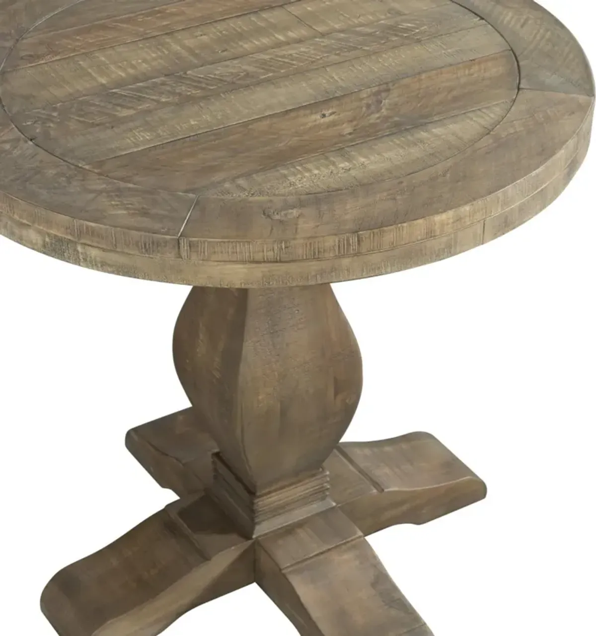 NAPA ROUND END TABLE IN RECLAIMED NATURAL