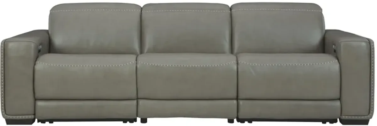 Ashley Correze 3-Piece Power Reclining Sectional Gray