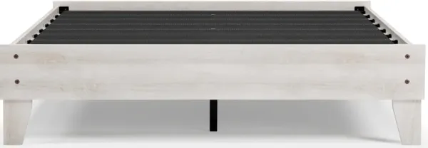 Ashley Shawburn Whitewash Queen Platform Bed