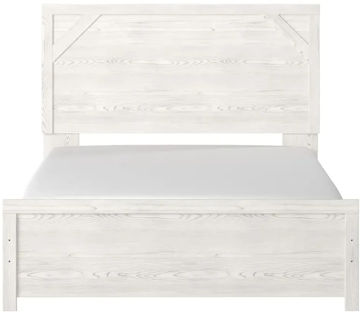 Ashley Gerridan White Queen Panel Bed