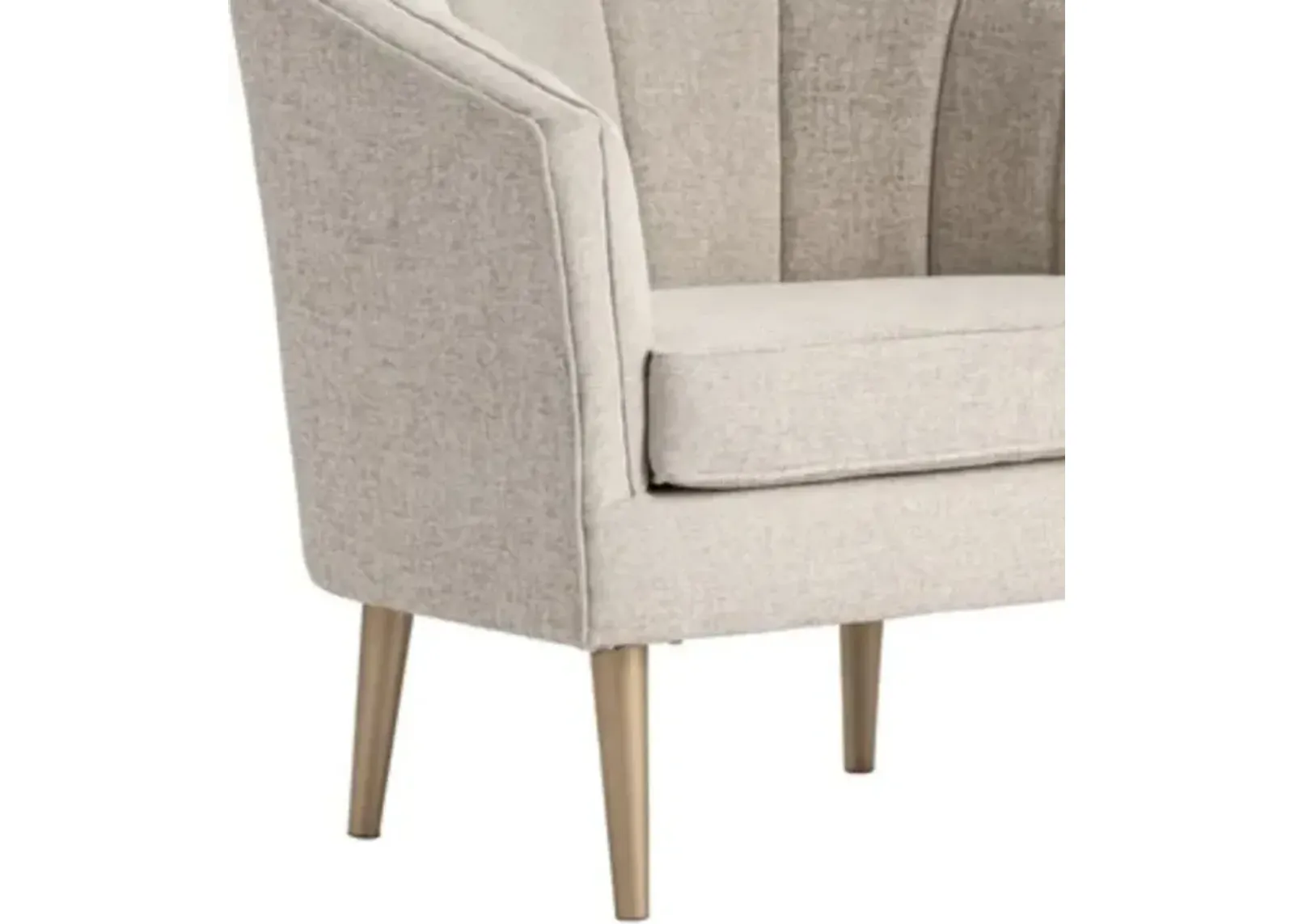 Crestview Sutton Beige/Light Brown Chair