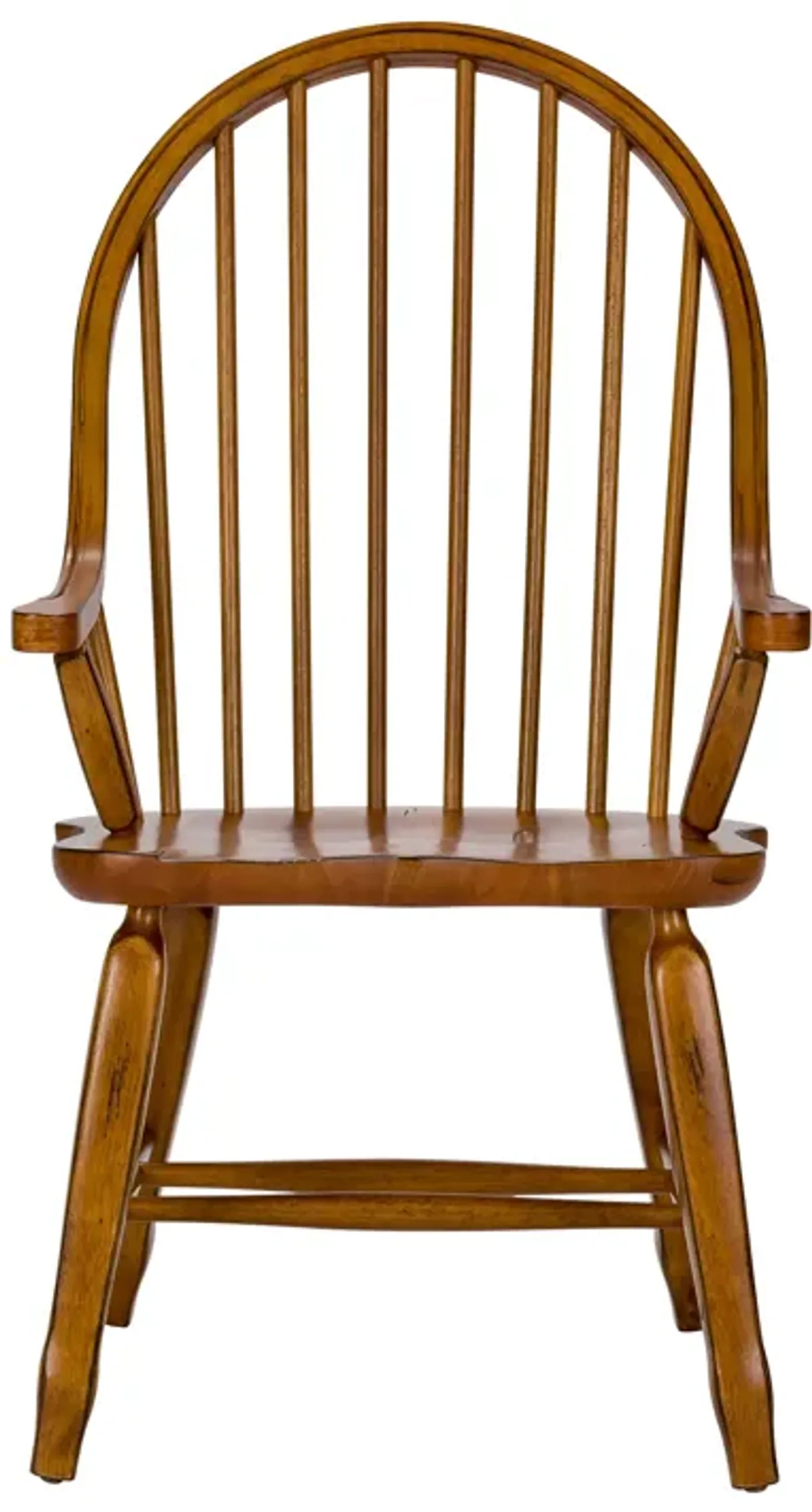 Liberty Furniture Treasures Rustic Oak Bow Back Arm Chair