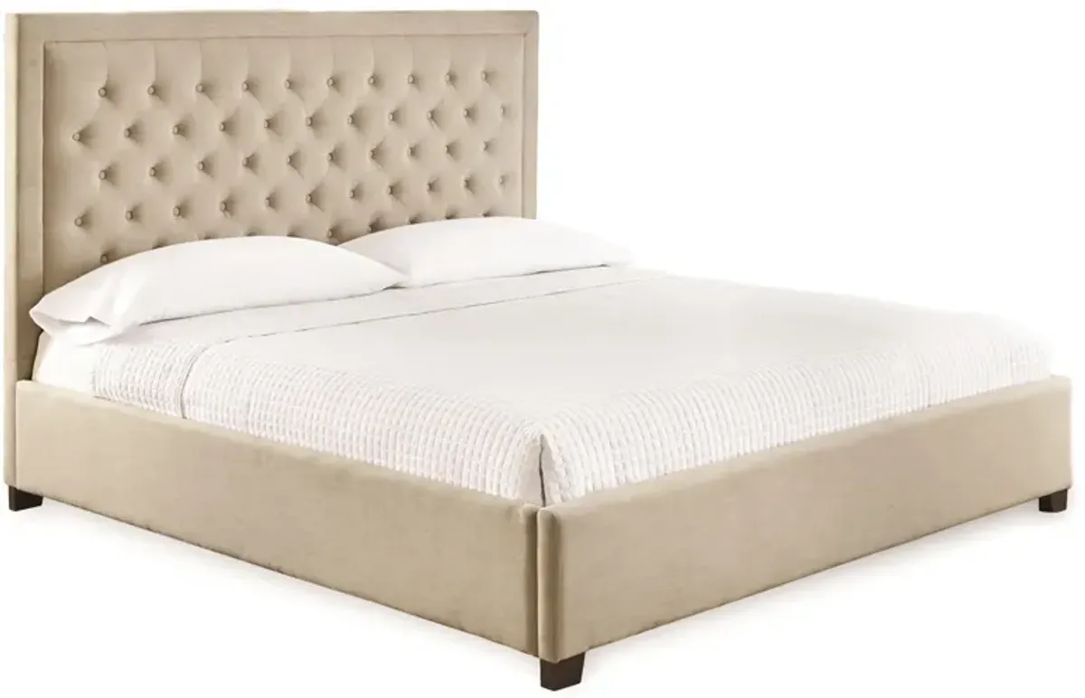 Steve Silver Isadora King Bed In Warm Sand