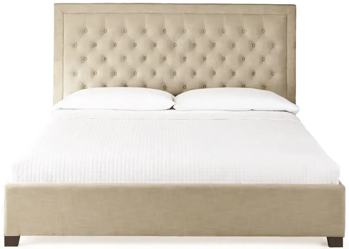 Steve Silver Isadora King Bed In Warm Sand