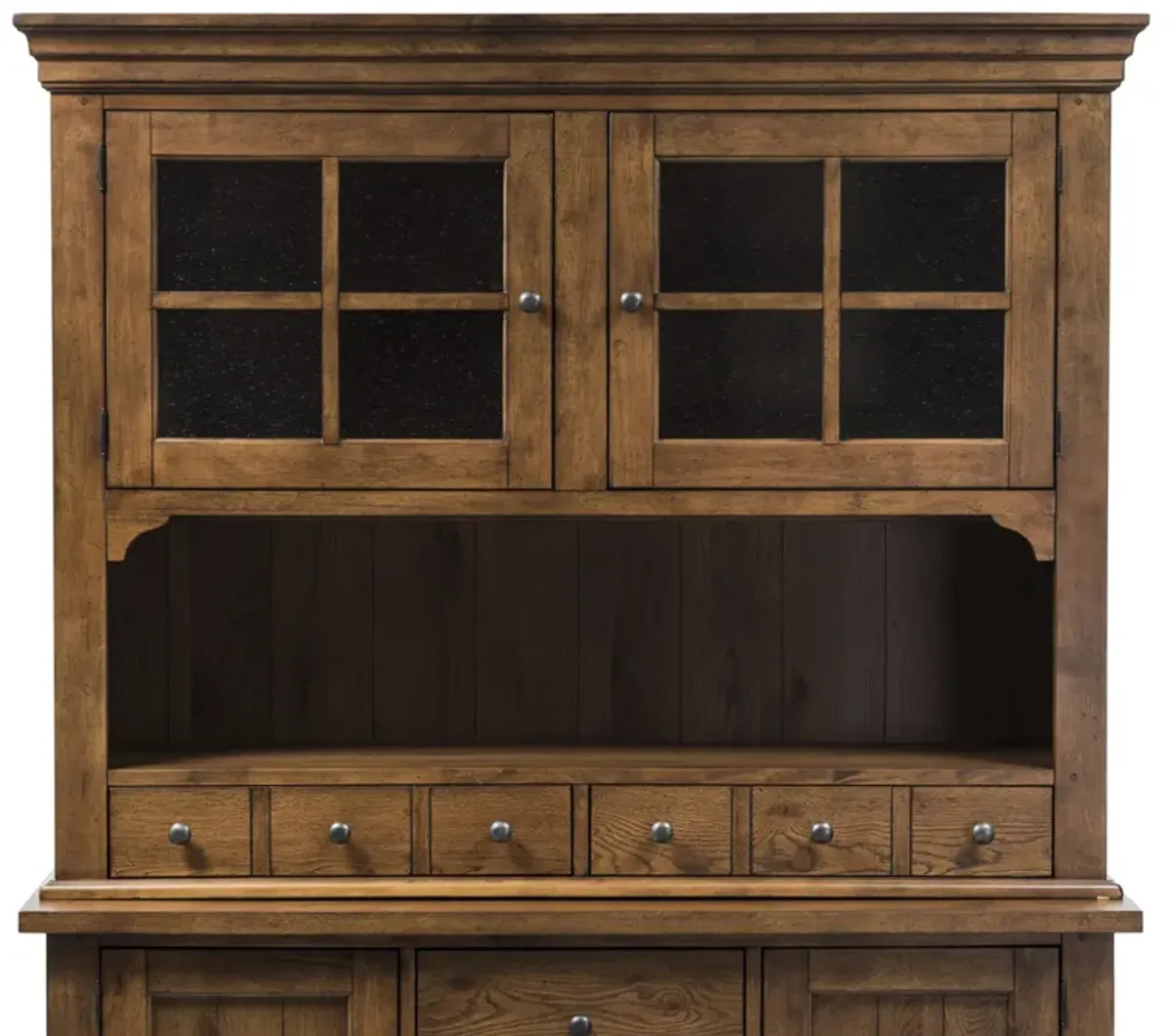 Liberty Furniture Hearthstone Rustic Oak Hutch