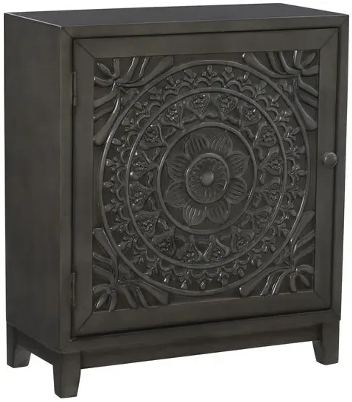 Powell Grace Accent Cabinet Dark Grey