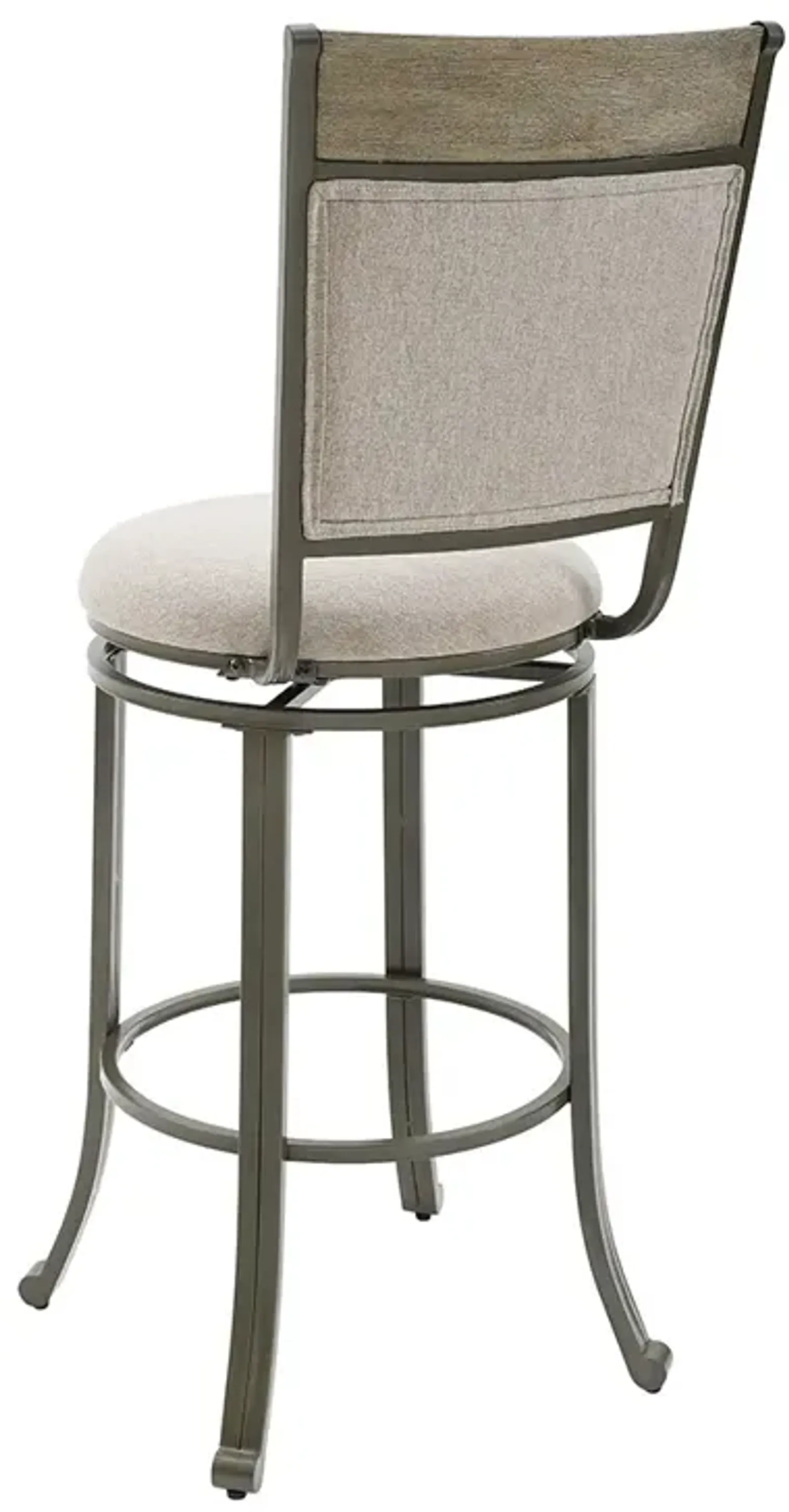 Powell Franklin Swivel Bar Stool Pewter