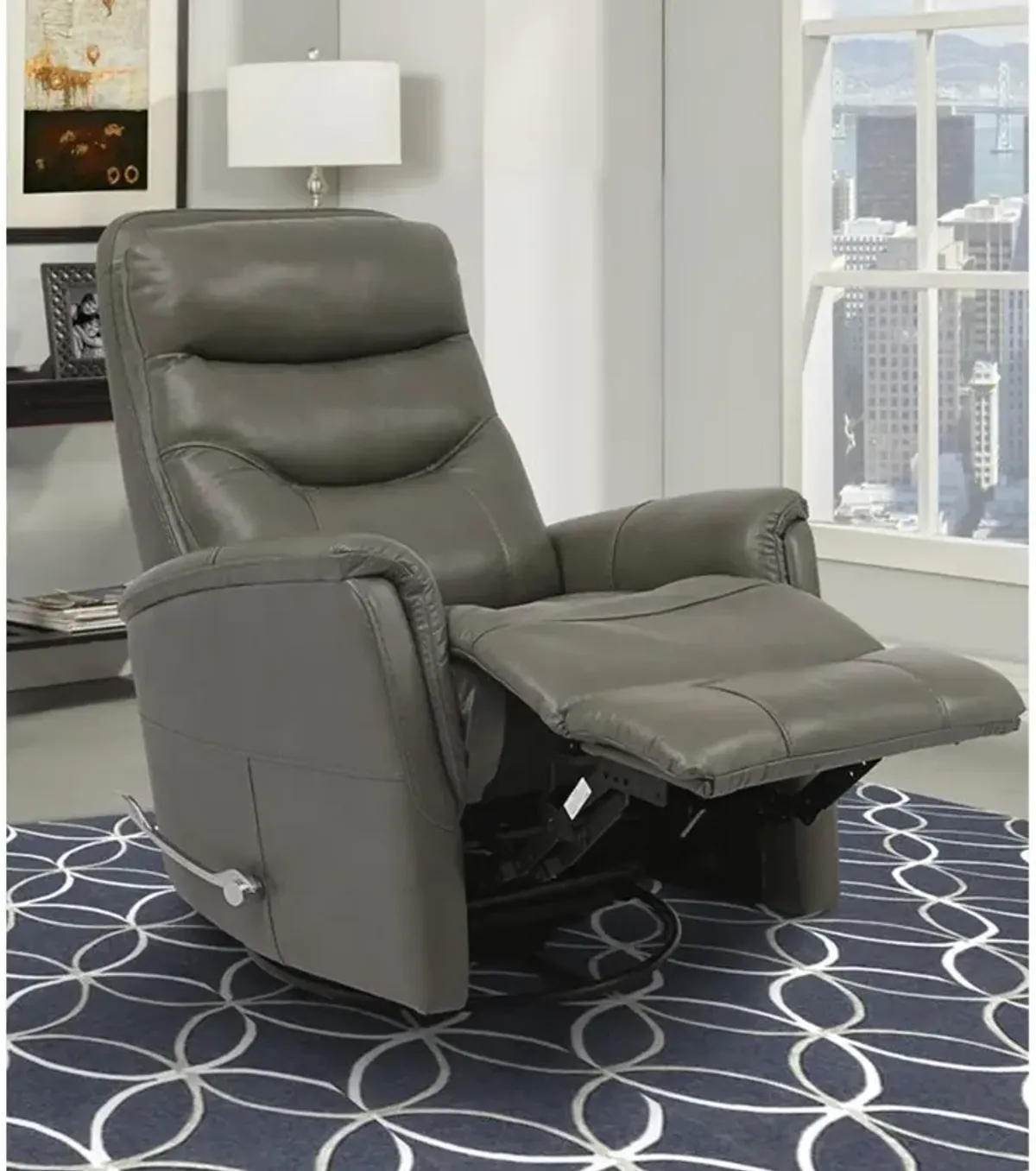 Parker House Gemini Collection Recliner in Ice