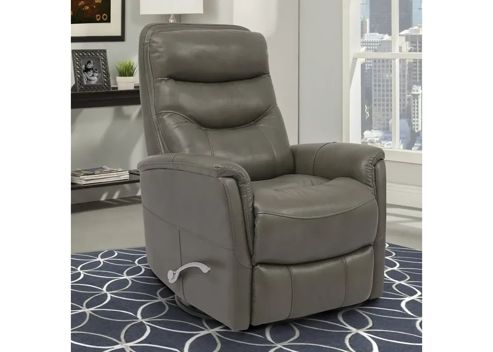 Parker House Gemini Collection Recliner in Ice