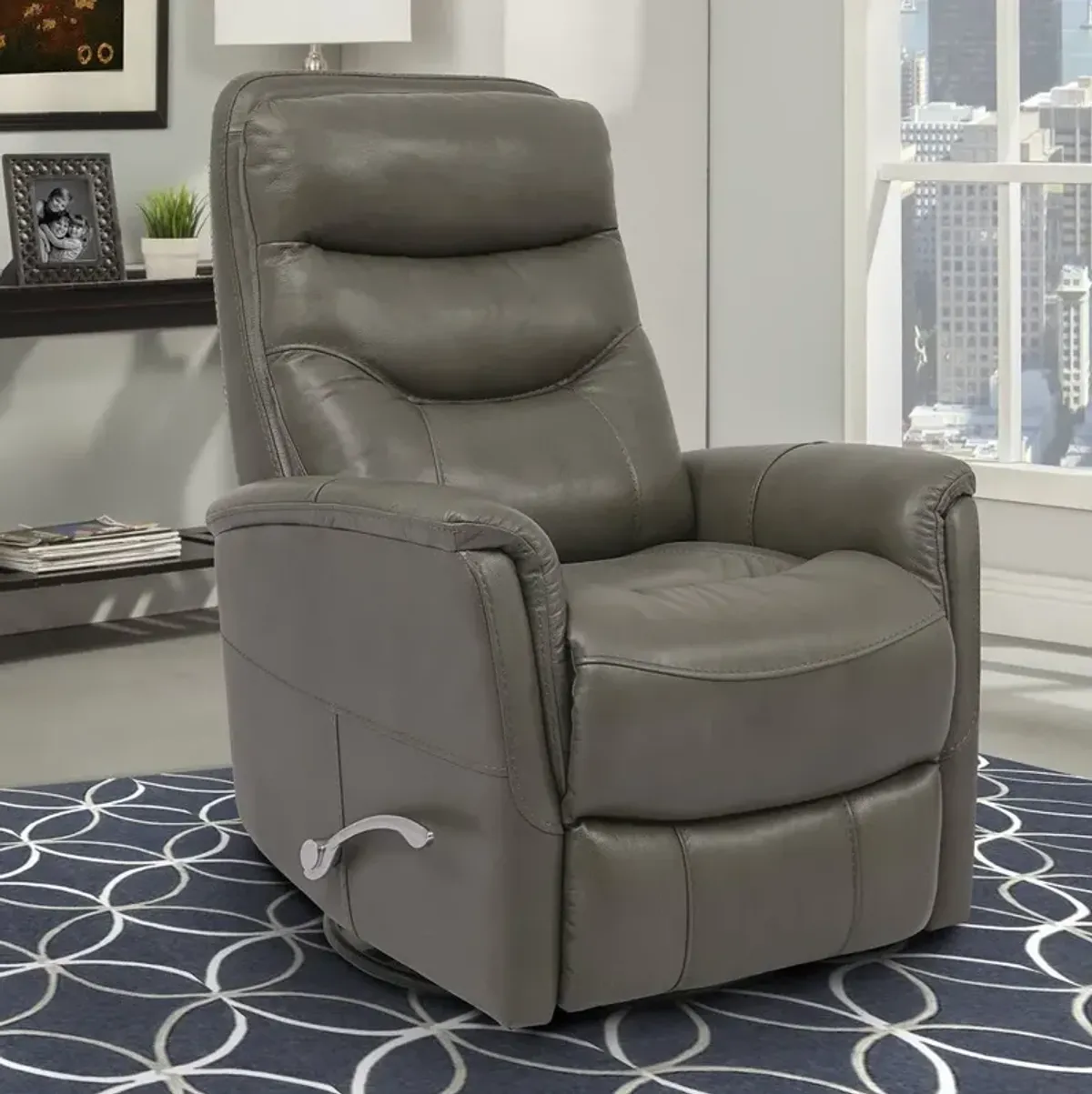 Parker House Gemini Collection Recliner in Ice