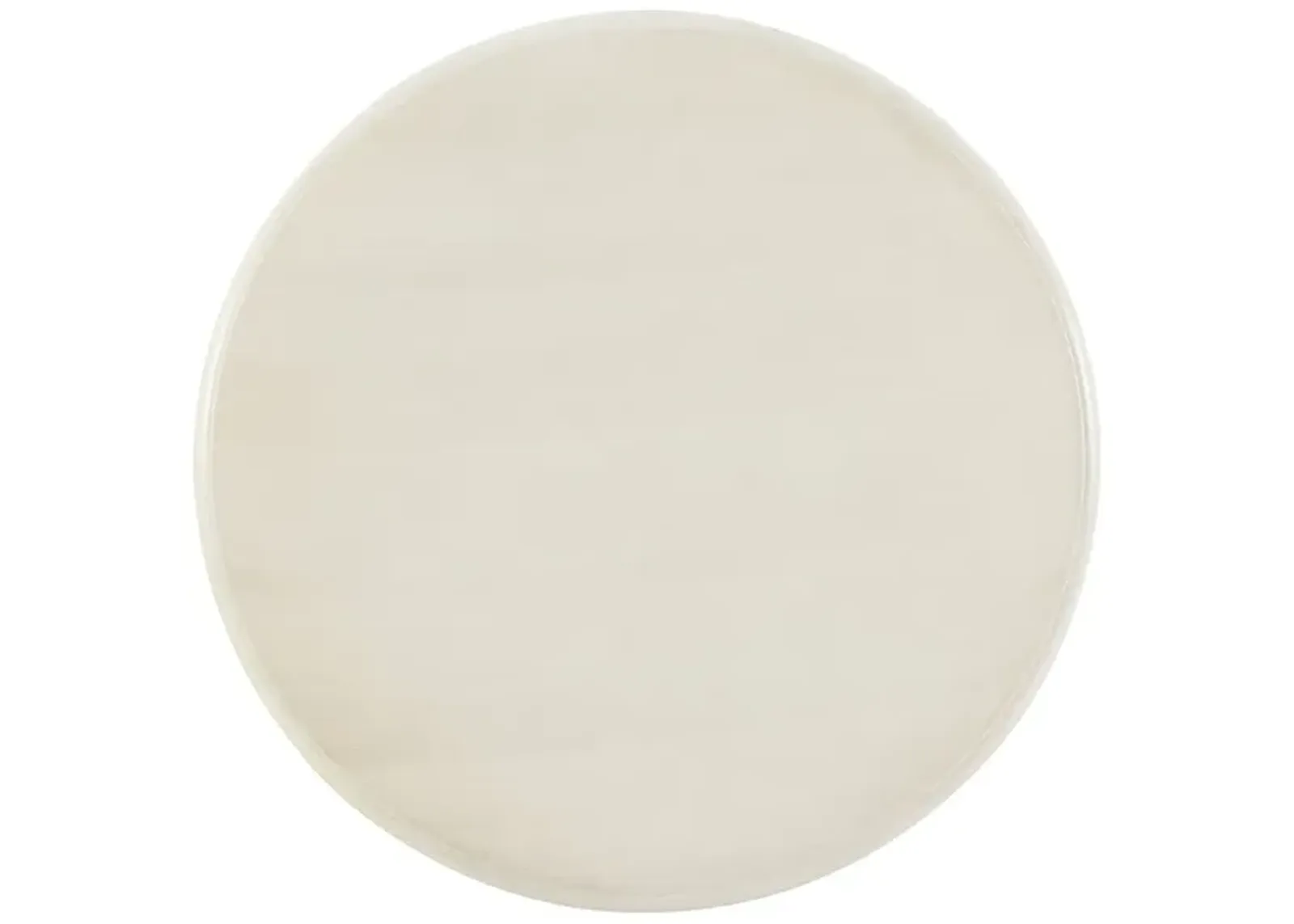 Powell Adeline Round Accent Table Cream