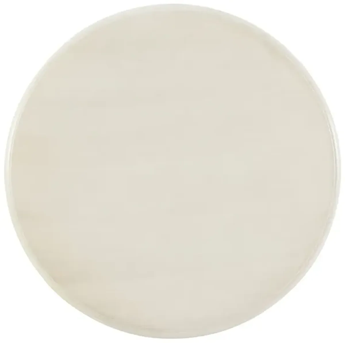 Powell Adeline Round Accent Table Cream